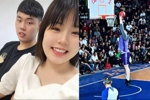 体重280斤！李月汝前男友赵义明野球场随便打 对手根本顶不动